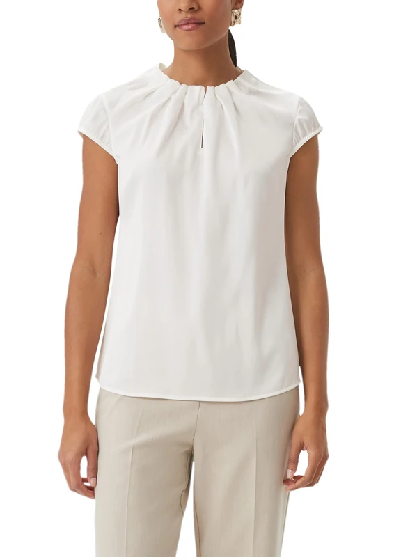 comma Women's 2147272 Blouse, Cream-0120, 12 - Image 1