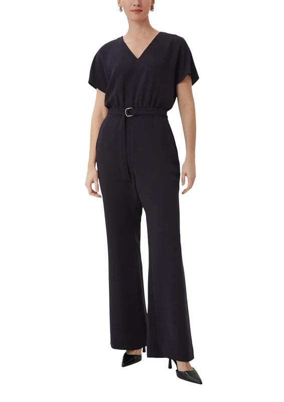 comma Women's 2146137 Jumpsuit, Navy, 14