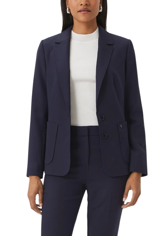 Comma Women's 2141271 Business Suit Jacket, 5976, 8