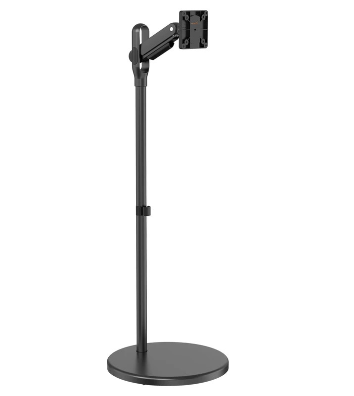 mywall TV Stand HT34L for 17-35 Inch Flat Screens, TV Mount Rollable & Height Adjustable, TV Stand Including Spring System, Monitor Stand & TV Mount Load 2-10 kg