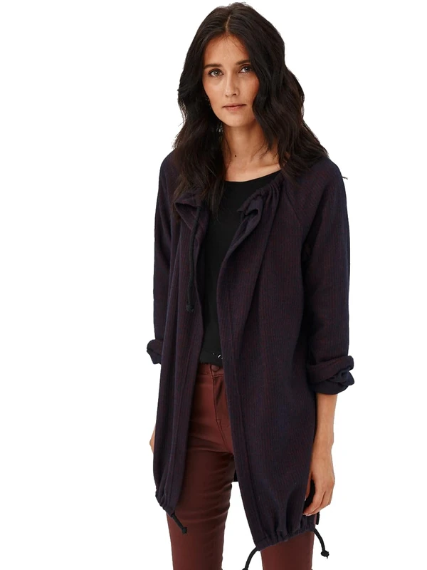 LARIME Aurora Women's Cardigan Navy Blue Size S, Navy Blue, S - Image 1