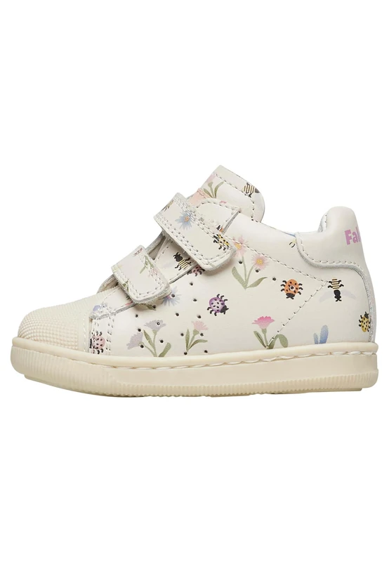 Falcotto Girls Moon Vl Crib Shoe, Milk Multi, 2.5 UK Child