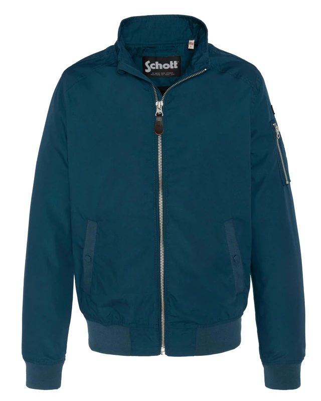 Schott NYC Kenny Men's Short Zip Jacket - Raf Blue, Size S