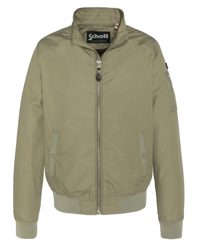 Schott NYC Kenny Men's Jacket, Sage Khaki, XXL