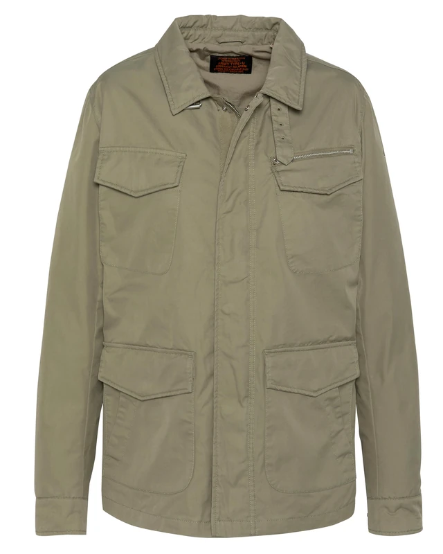 Schott NYC Men's Flint Jacket, Sage Kaki, XL