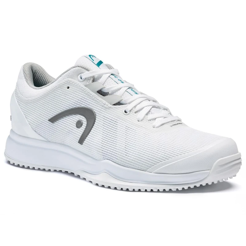 HEAD Men's Sprint Pro 3.0 Grass Tennis Shoes, White Grey, 9.5 UK