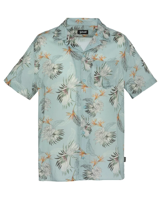 Schott NYC Men's Shrivera Shirt, Cloud Paradise, L
