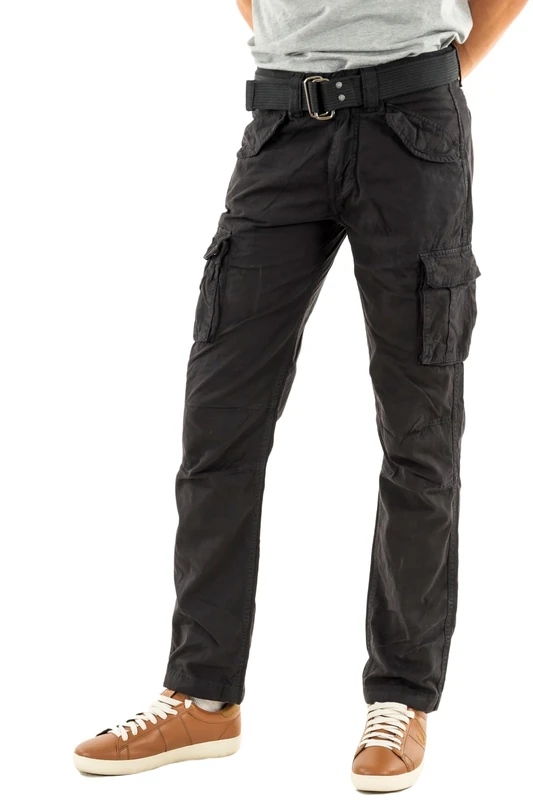 Schott NYC Men's Trbatle70pk2 Pants, Black, 32W