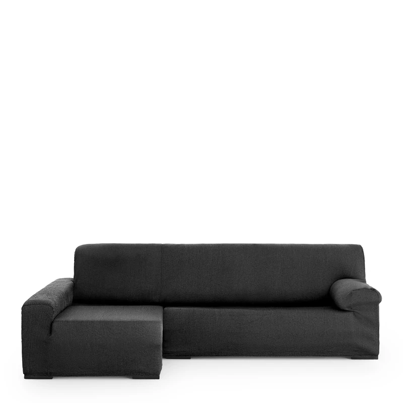 Eysa Poseidon Elastic Left Arm Chaise Longue Sofa Cover, Front View, Colour 26