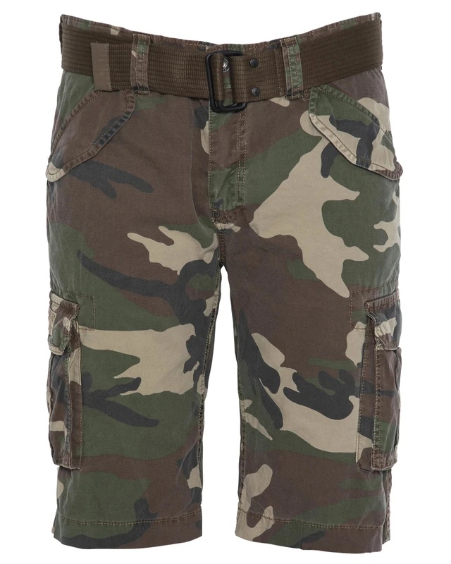 Schott NYC Men's Trbatle30pk2 Short, Camo Kaki, 34W - Image 1