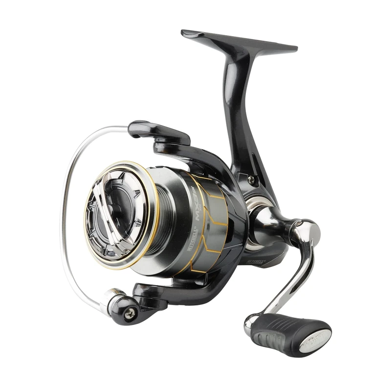Mitchell MX3SW Spinning Reel, Fishing Reel, Spinning Reels, Sea - Inshore/Nearshore Fishing, The Ideal Sea Fishing Reel for a Wide Range of Applications, Unisex, Silver and Gold, 4000
