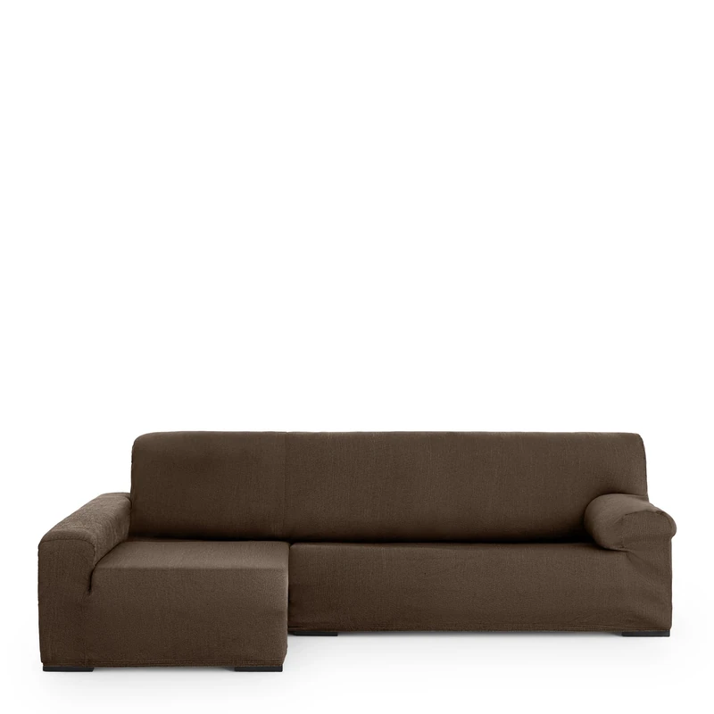 Eysa Poseidon Elastic Left Arm Chaise Longue Sofa Cover, Front View, Colour 7 - Image 1
