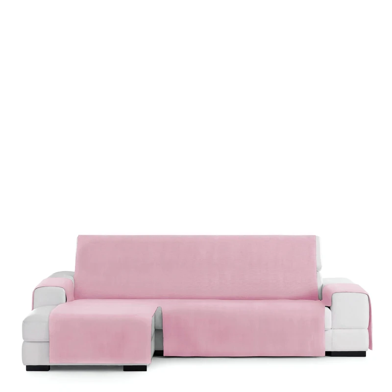 Eysa Chaise Longue Practical East 290 cm, Colour 02/Pink, Left Front View