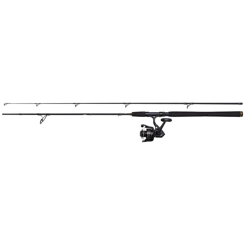 PENN Wrath II Spinning Combo, Sea Spinning Rod and Reel combo, Spinning Combos, Sea Fishing, Seabass, Unisex, Black, 2.44m, 15-40g