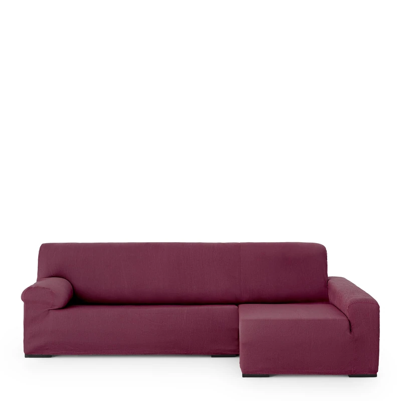 Eysa Poseidon Elastic Right Arm Chaise Longue Sofa Cover, Front View, Colour 8 - Image 1