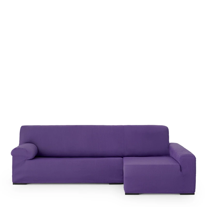 Eysa Poseidon Elastic Right Arm Chaise Longue Sofa Cover, Front View, Colour 2 - Image 1