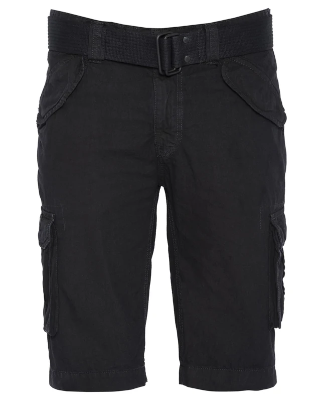 Schott NYC Men's Trbatle30pk2 Short, Black, 32W