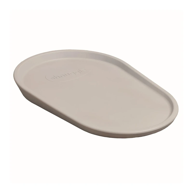 Shnuggle Squishy Baby Changing Mat | Soft and Warm Foam Material is Nicer for Babies | Perfect for Nappy/Diaper Changing Time | Anti-Slip Easy Clean Wipeable (Taupe)