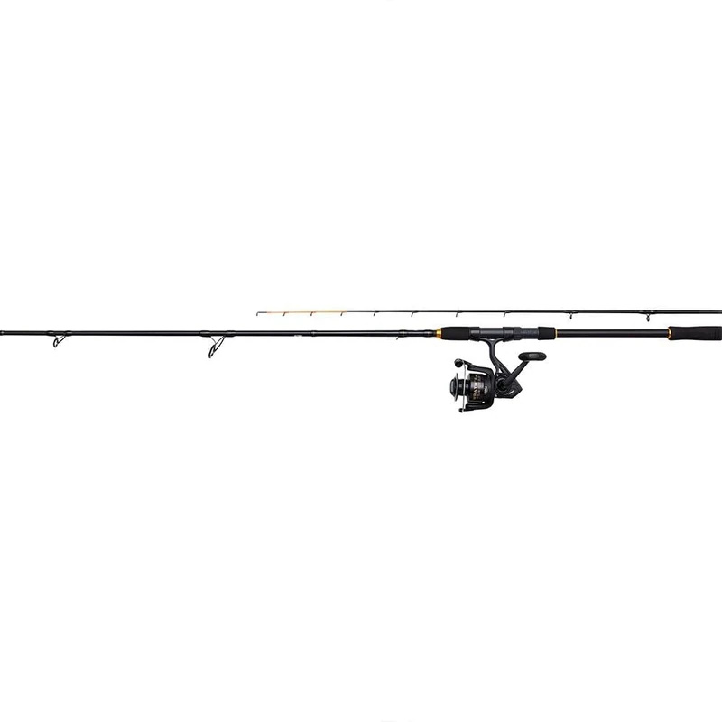 PENN Wrath II Boat Squid Spinning Combo, Fishing Rod and Reel Combo, Boat Rod and Reel for Squid Fishing, Great Performance, Sea Fishing, Squid, Unisex, Black, 2.13m, 0-150g