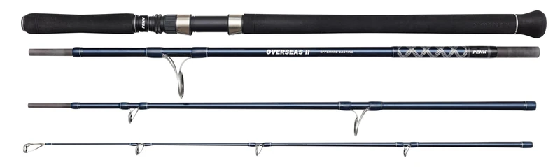 PENN Overseas II Boat Rod, Fishing Rod, Spincasting rods, Sea Fishing, Perfect for all Sea Fishing Species, Unisex, Assorted, 2.10m |30-50lb