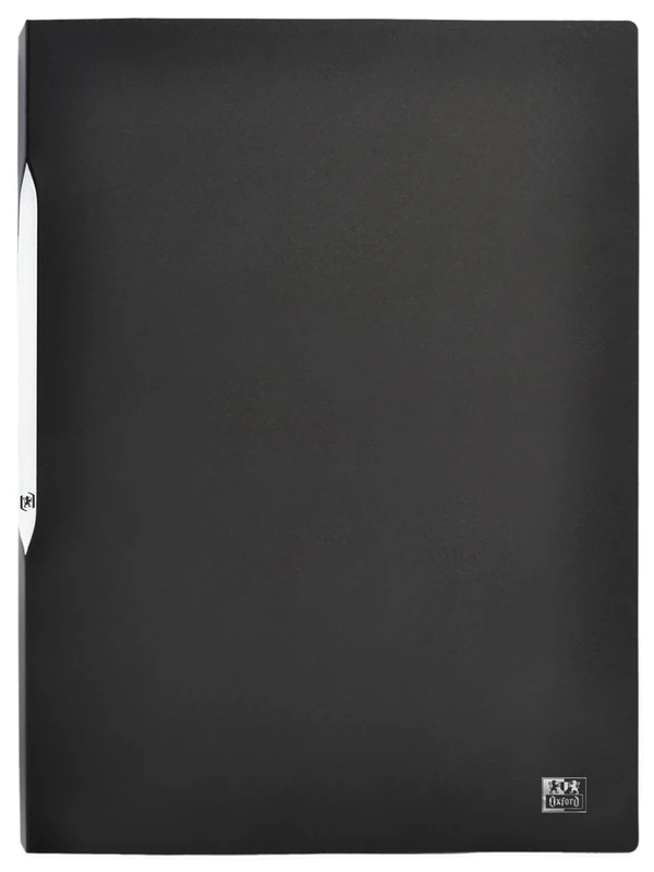 OXFORD Stand'Up Document Sleeves A4 200 Sheets / 100 Pockets Polypropylene Opaque Black Pack of 10