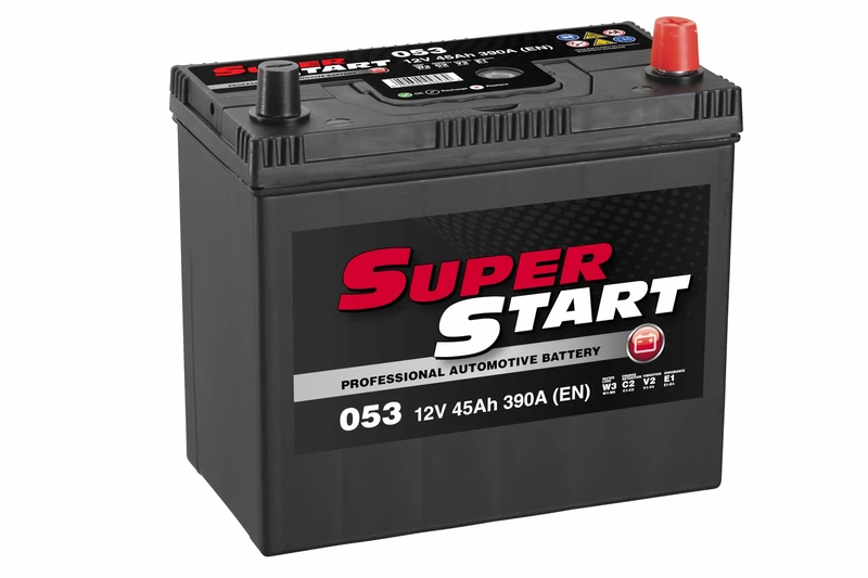 SUPER START 053 12V 45AH 390 CCA SMF CAR BATTERY