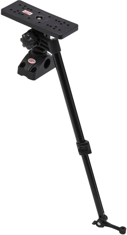 Berkley Fish Finder Holder – Easily House a Fish Finder on Your Inflatable Boat, Belly Boat, or Kayak, Features Extendable and Adjustable Aluminium Transducer Arm, Black