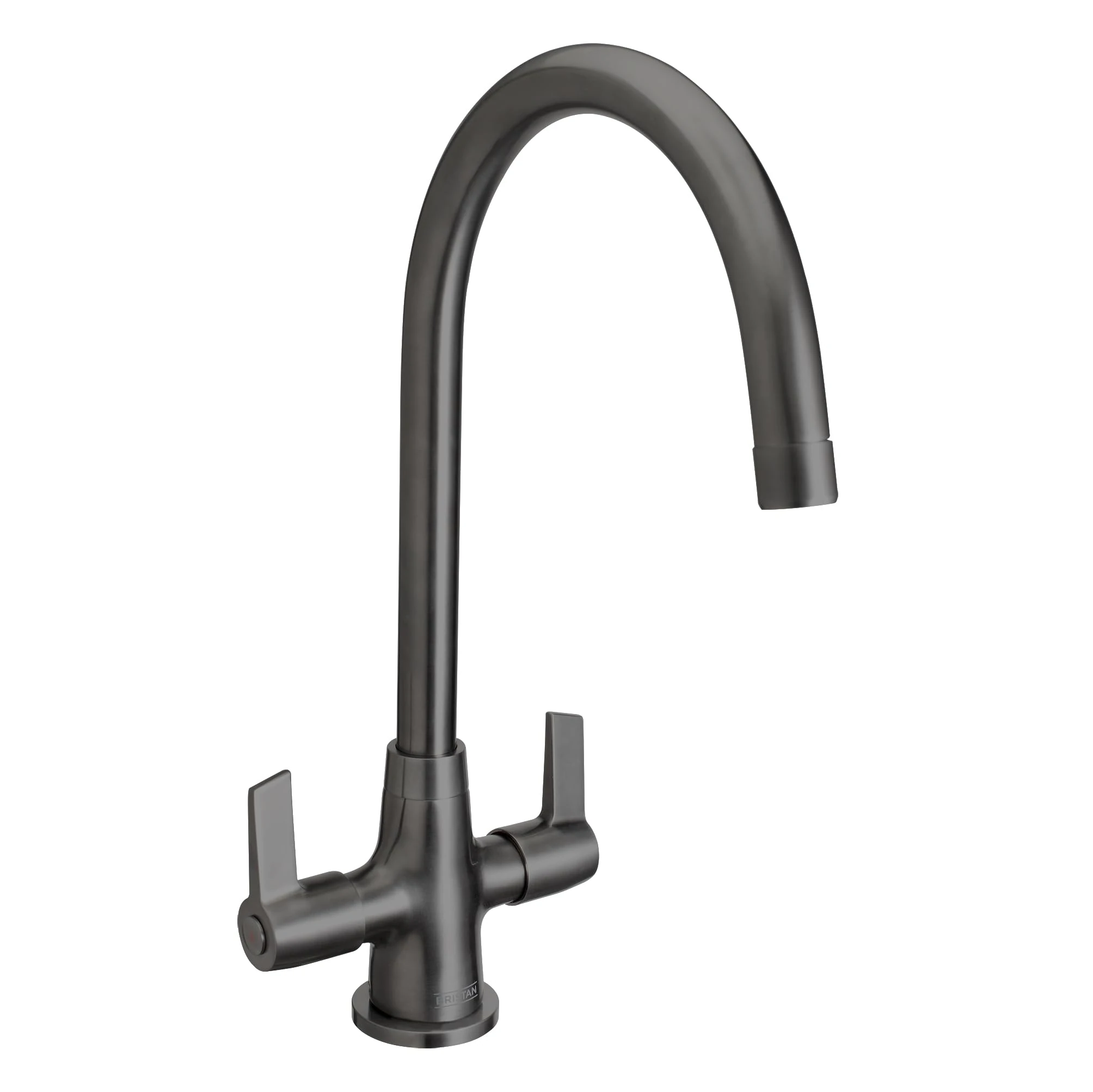 Bristan EC SNK EF GM Echo Easyfit Mono Sink Mixer Twin Lever, Gun Metal Grey