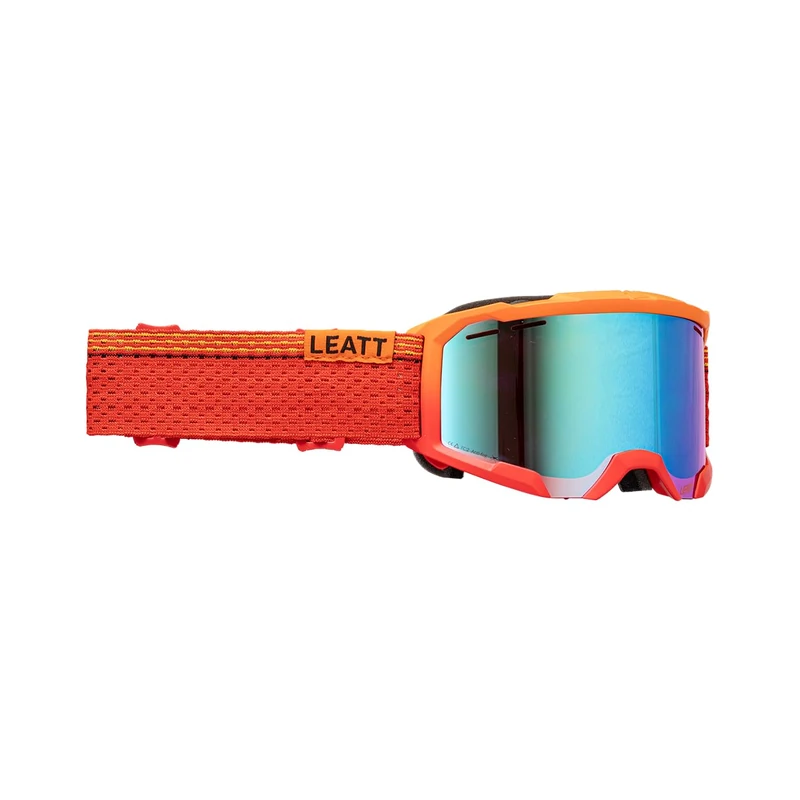 Leatt Unisex Adult 6009554072932 Masque Velocity 4.0 MTB X-Flow Iriz-Red-Ecran Blue UC 26%, Multicoloured, One Size - Image 1