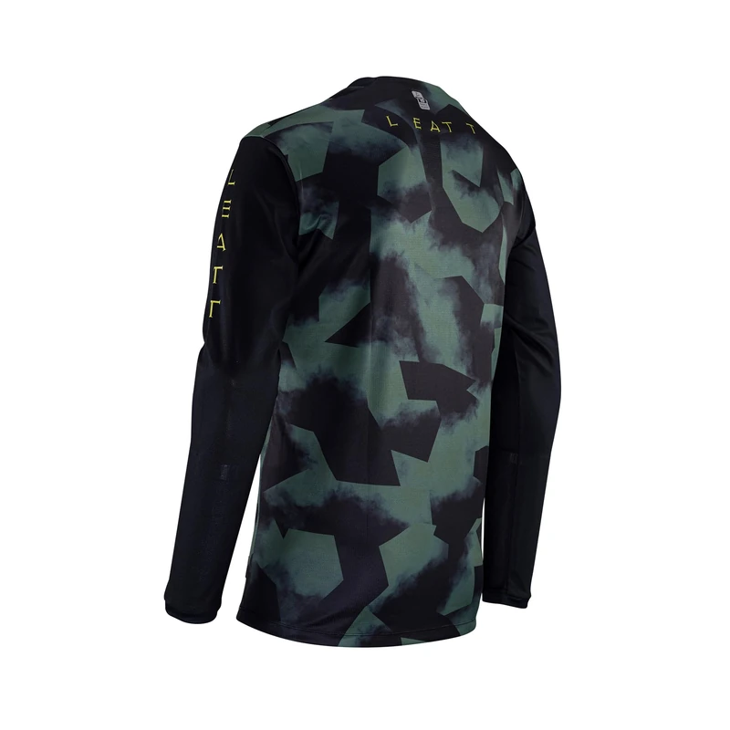 Leatt 6009554084430 Maillot MTB Gravity 4.0 Junior-S / EU120 / 130 cm-vert Spinach, Multicoloured, One Size