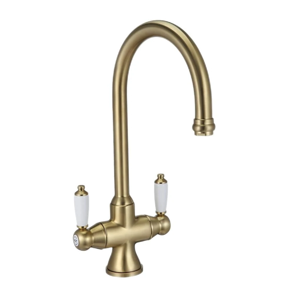 Reniassance Easyfit Sink Mixer Brushed Brass