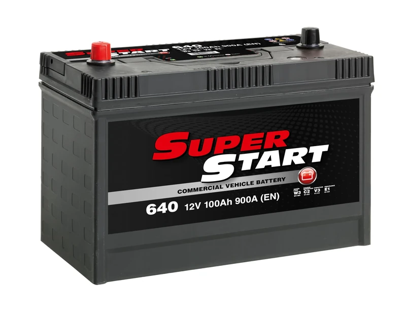 Super start 640 12V 100AH 900 CCA SMF Heavy duty Cargo Battery