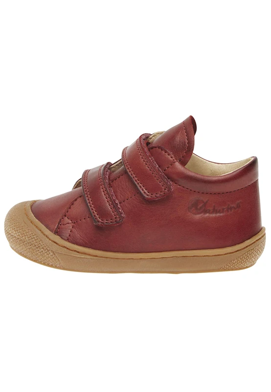 Naturino Cocoon VL-Leather First Walking Shoes, Red-Brown 26 - Image 1