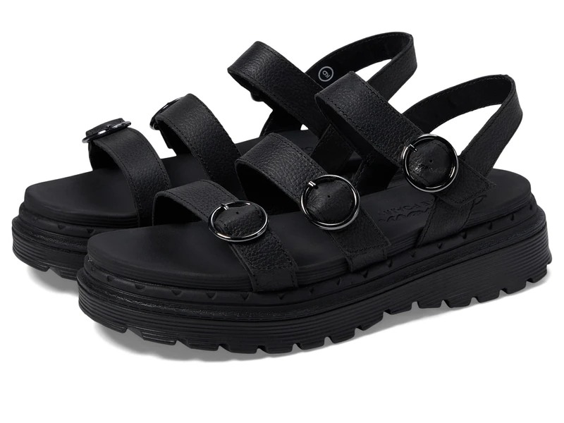 Skechers Women's Jammers-lite-Poppin' 2.0 Sandal, Black, 3.5 UK