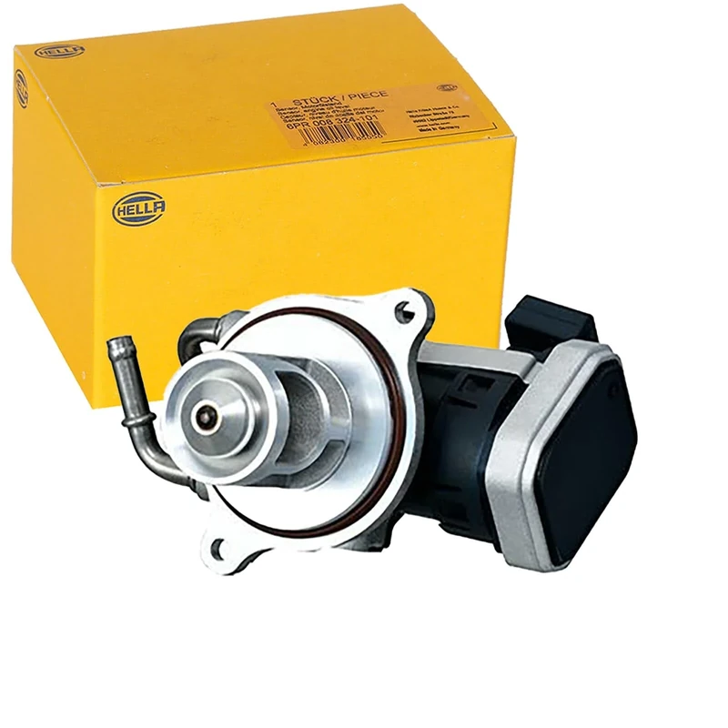 HELLA 6NU 014 864-881 EGR Valve - 12V - Electric - 4-pin connector - with gasket/seal