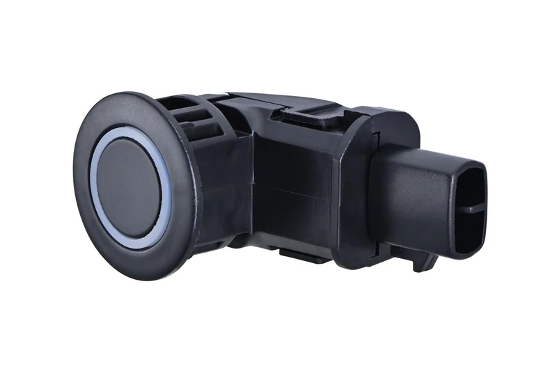 HELLA 6PX 358 270-031 Sensor, park distance control - arched - 2-pin connector - Plugged - Paintable