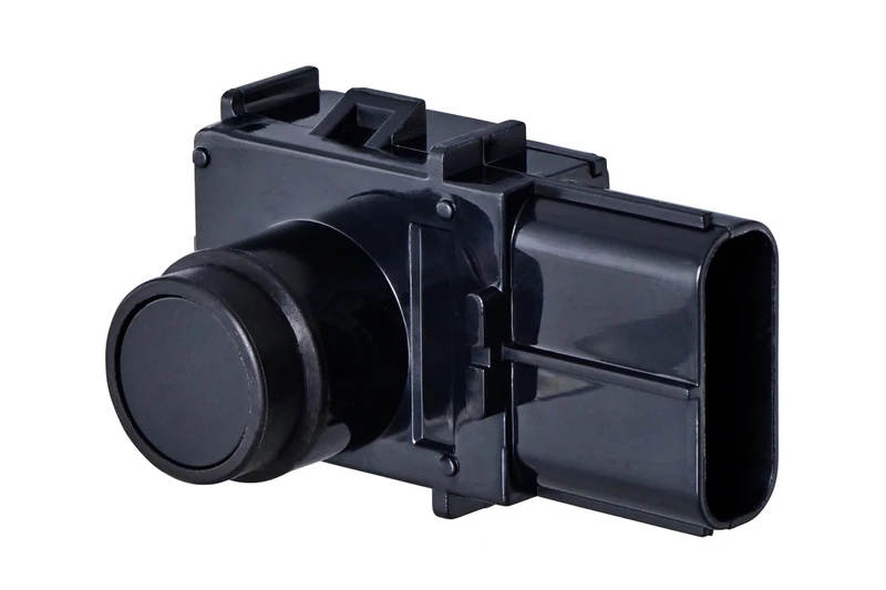 HELLA 6PX 358 270-071 Sensor, park distance control - tetragonal - 6-pin connector - Plugged - Paintable - Image 1