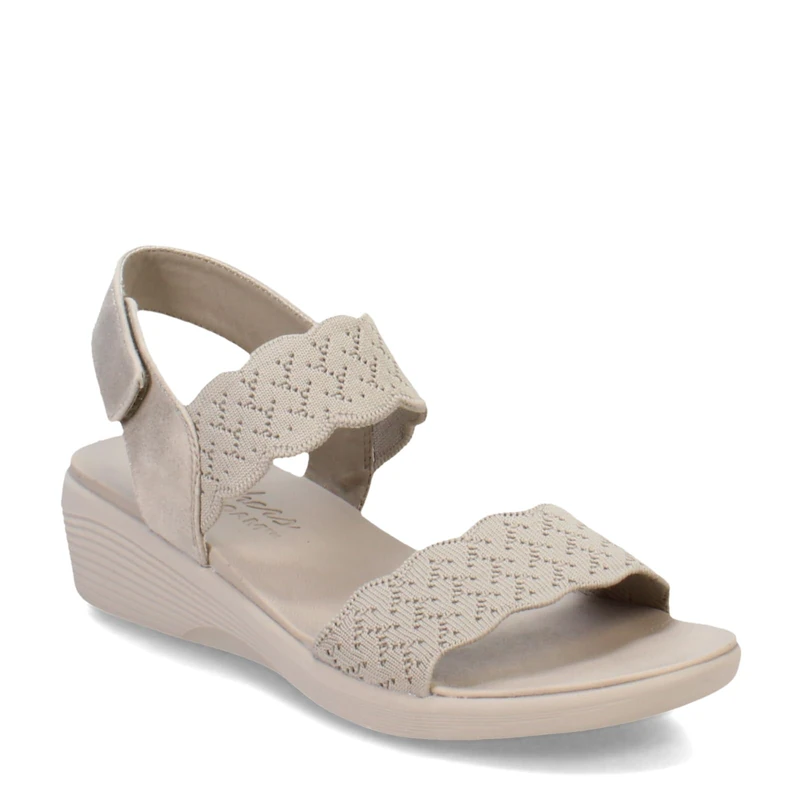 Skechers Women's Arya-on The Rise Sandal, Women Shoes, Taupe, 9