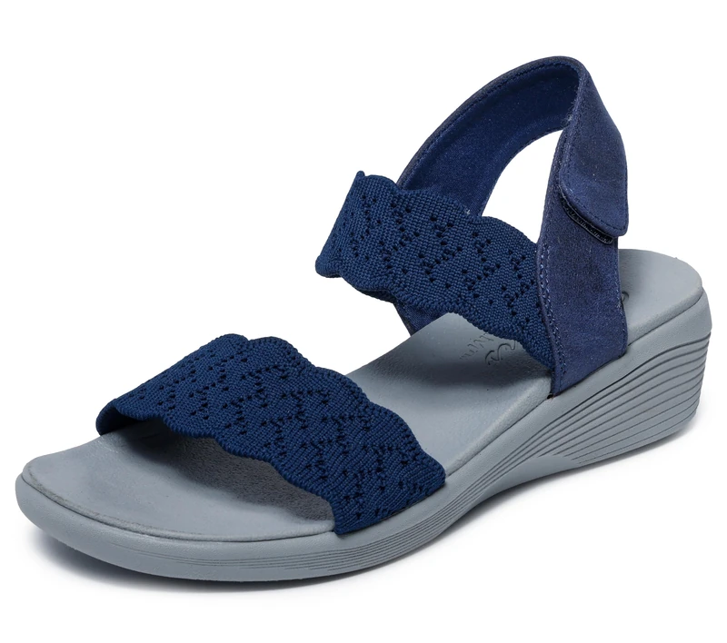 Skechers Women's Arya-on The Rise Sandal, Navy, 2 UK