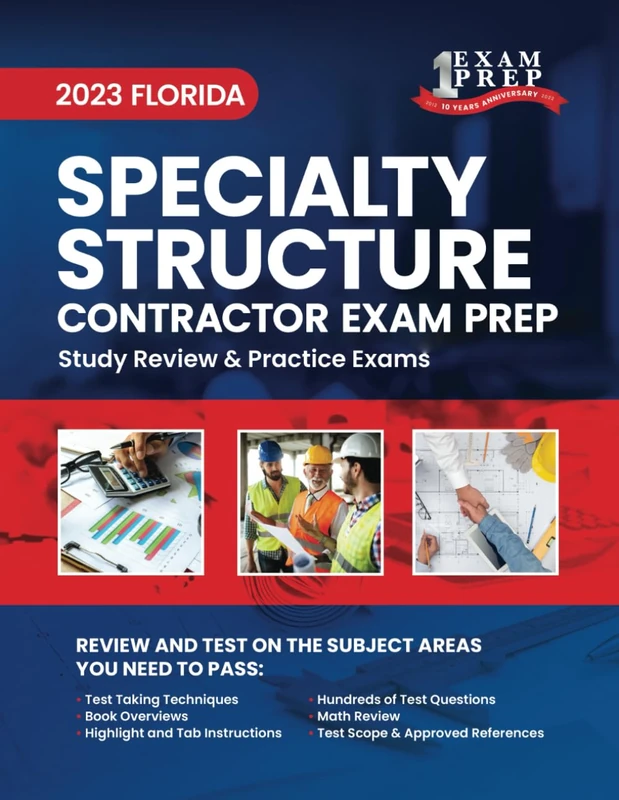 Florida Specialty Structure Contractors - Trade Online Exam Prep Course: 2023 Study Review & Practice Exams
