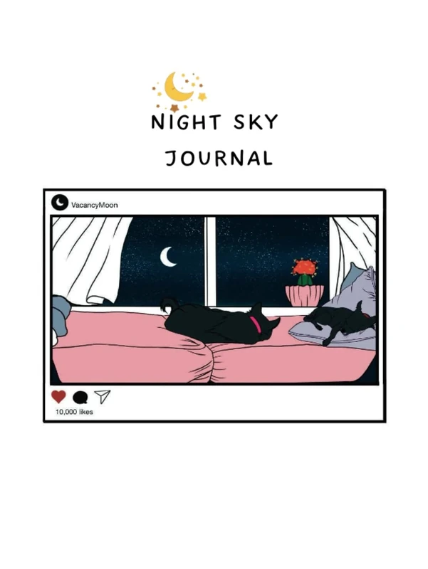 Night Time Sky Journal: 2024 Weekly Planner