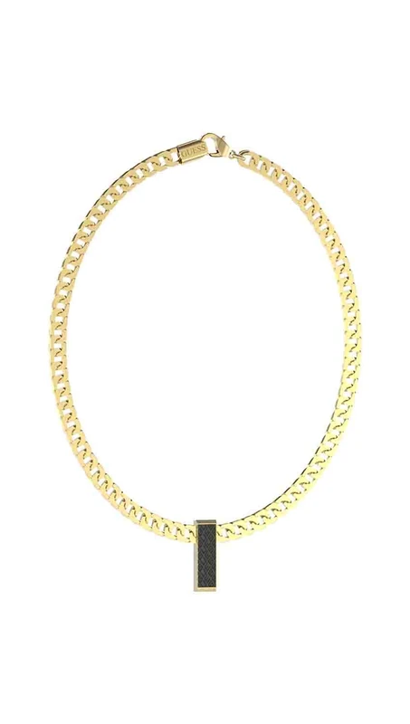GUESS Jewellery Man Necklace JUMN03223JWYGBKT-U Brand, one Size, Non-Precious Metal, No Gemstone