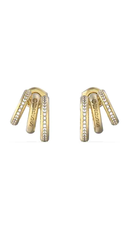 Women's earrings Crazy earrings gold steel JUBE03302JWYG