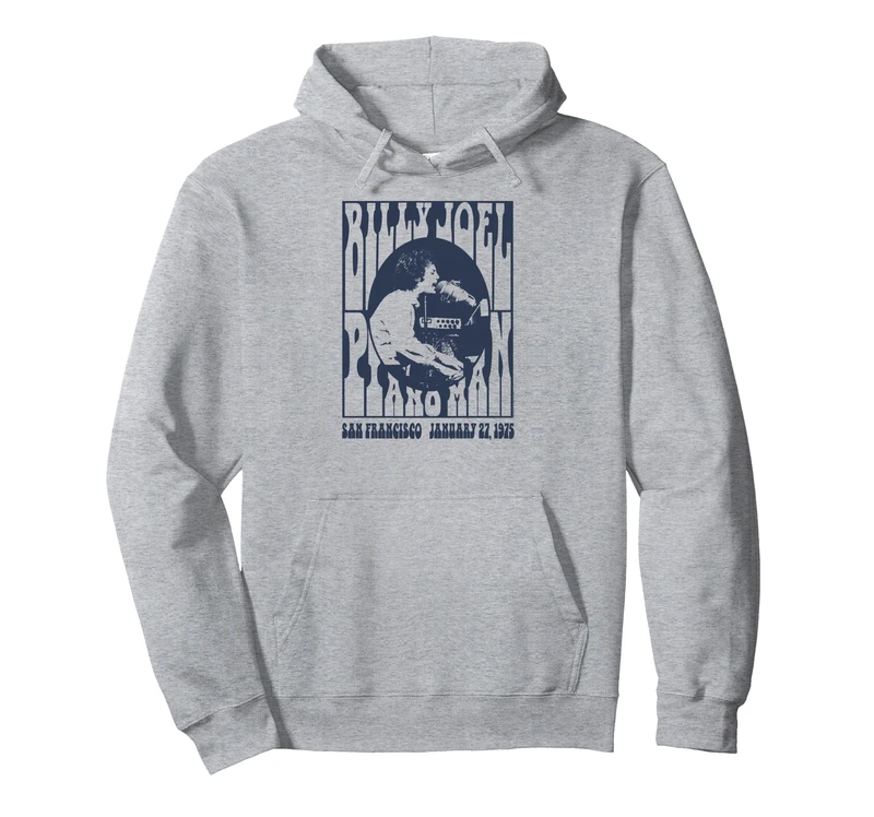 Billy Joel - Piano Man, 1975 Pullover Hoodie - Image 1