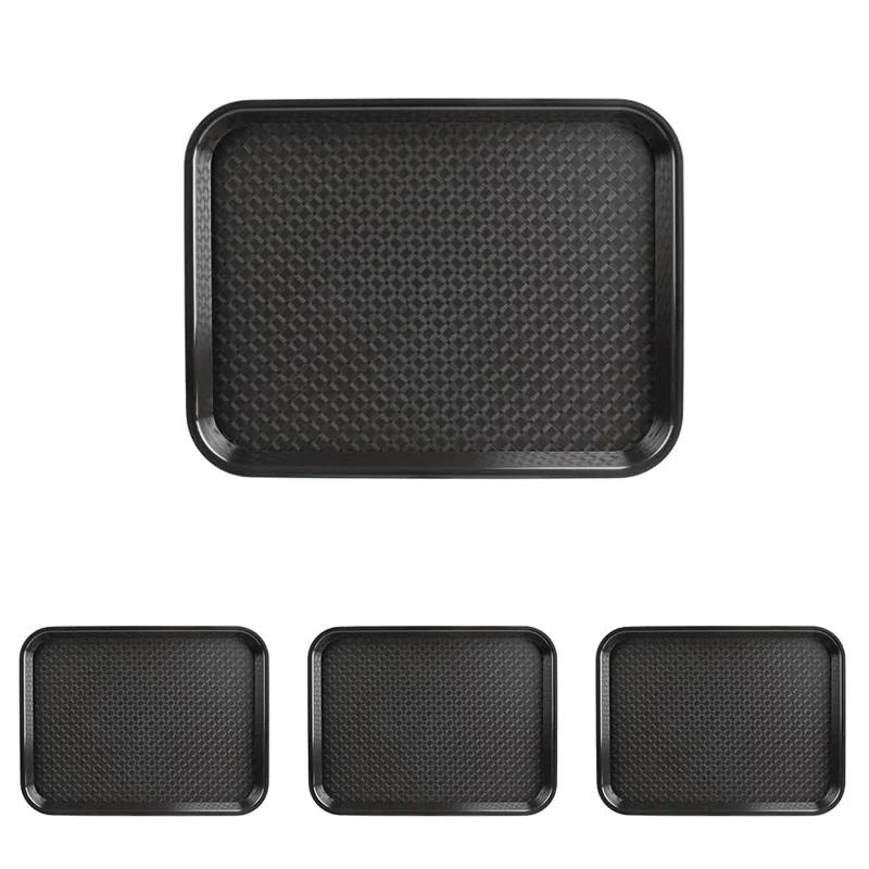Olympia 6706 Kristallon Foodservice Tray Black - 305x415mm (Pack of 4)