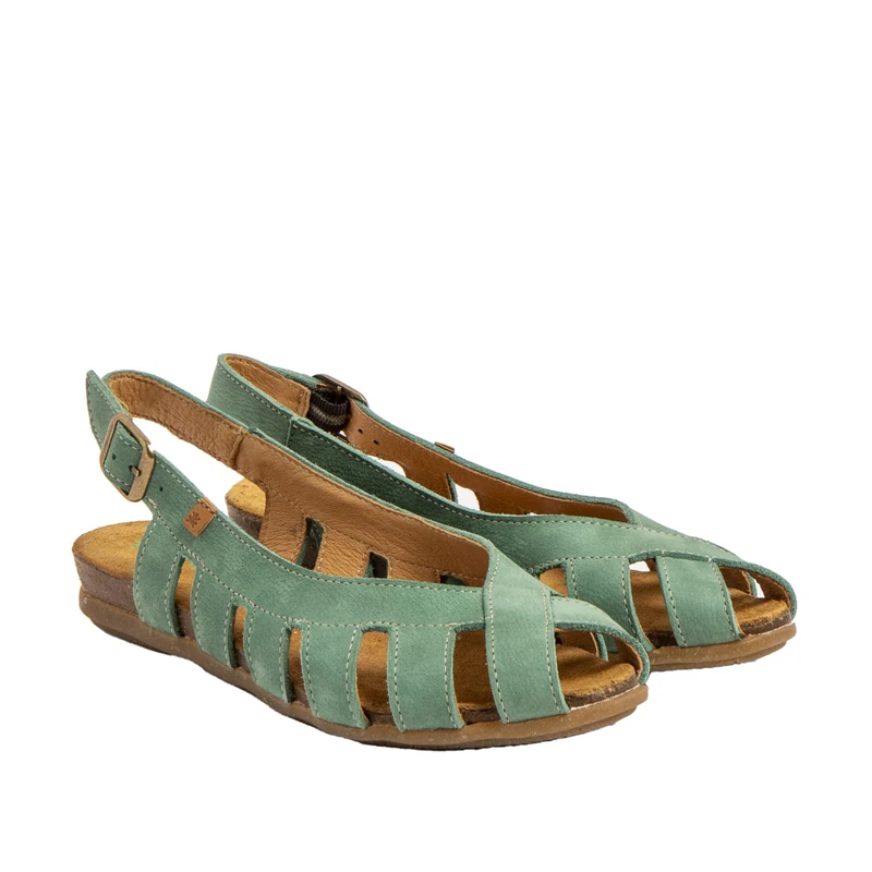 El Naturalista Women's N5213 Stella Sandal, Jade, 7 UK