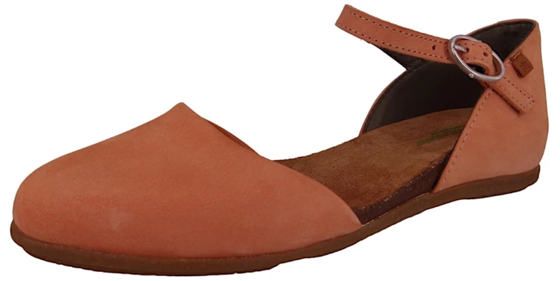 El Naturalista Women's Nd54 Stella Sandal, Peach, 4.5 UK