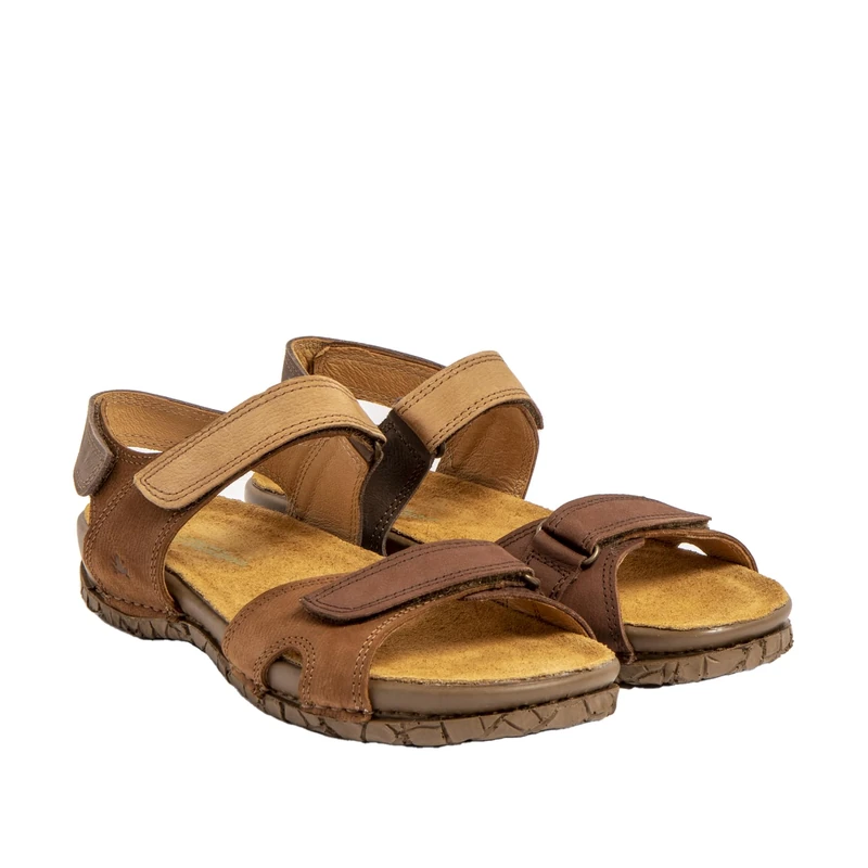 El Naturalista Unisex's N5863 Taverns Sandal, Multi Wood, 9.5 UK