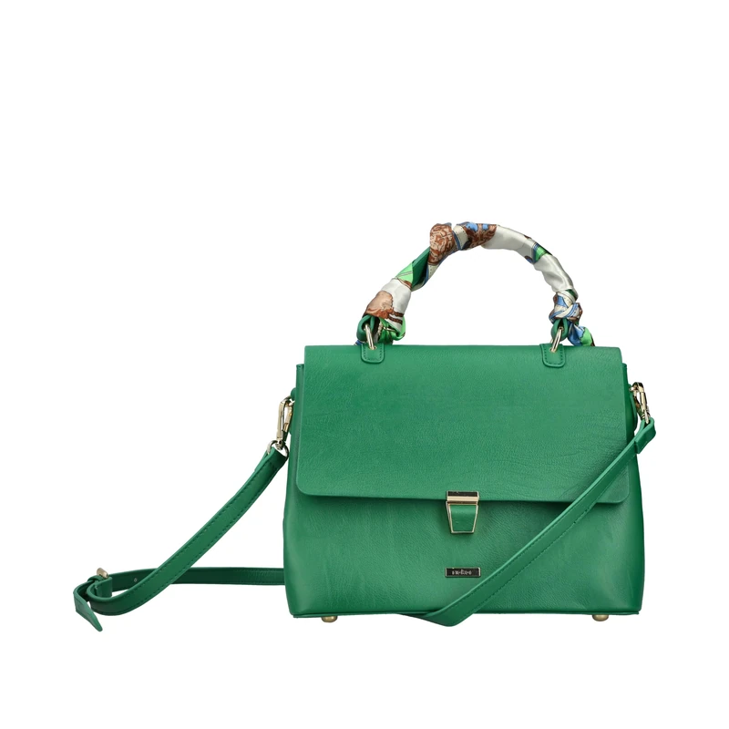 Rieker Women's Green Faux Leather Shoulder Bag Handbag, Green, S - Image 1