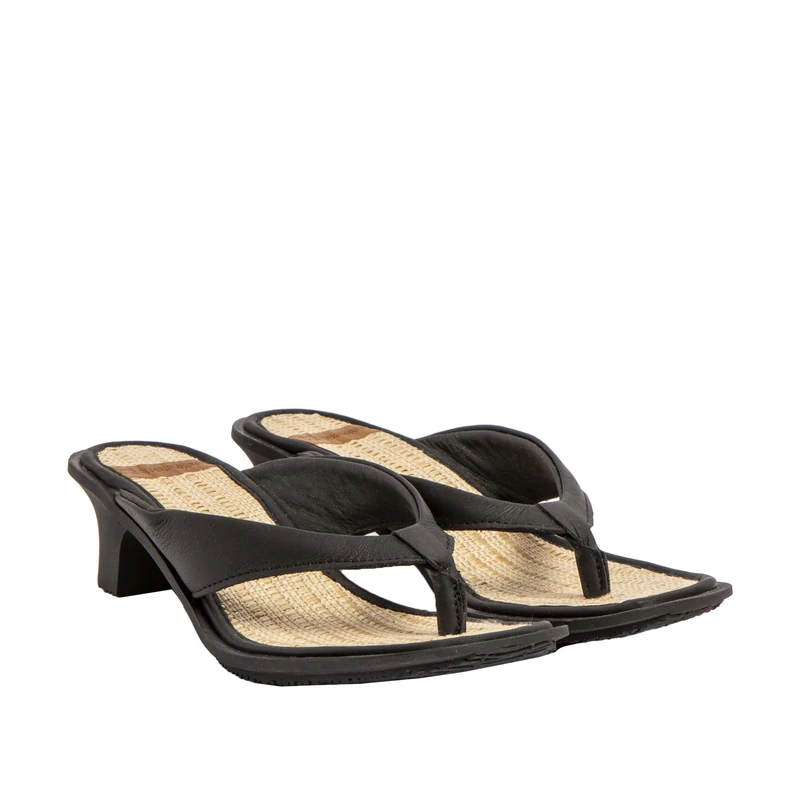 El Naturalista Women's N5991s Igusa Sandal, Black/White, 5.5 UK